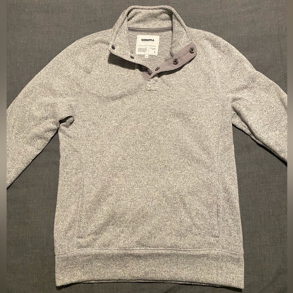 Men’s Sonoma quarter button pullover